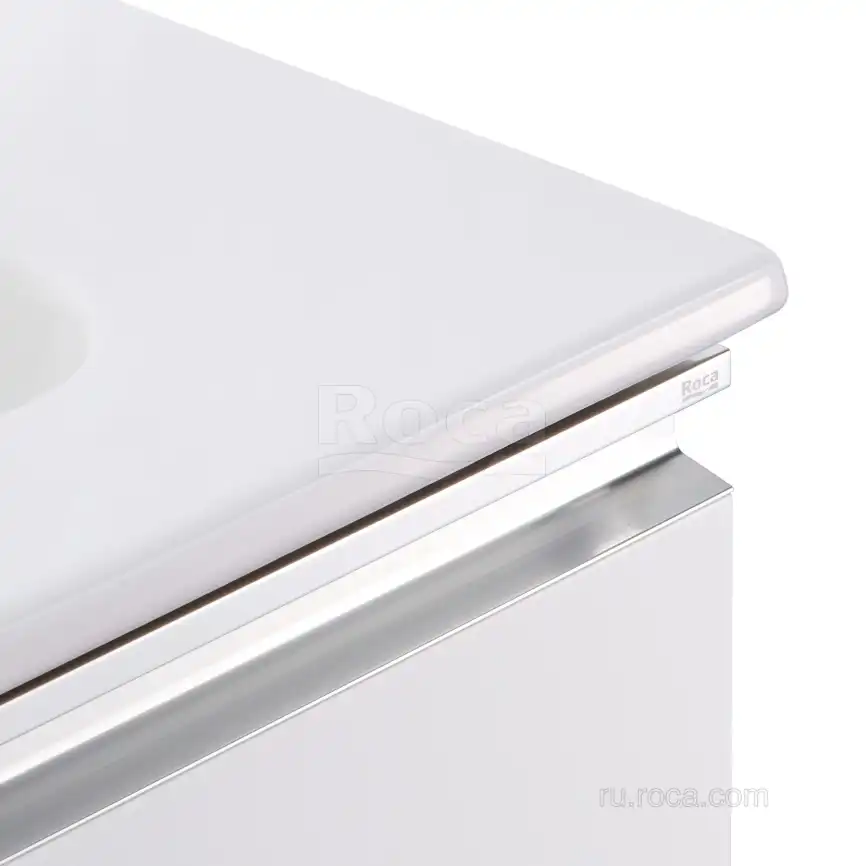 Тумбы под раковину Roca The Gap 80 A857399806 подвесная, цвет, Белый глянец фото 4