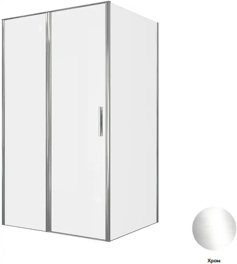 Душевой уголок Allen Brau Priority 120x100 3.31007.00 + 3.31019.00 хром фото 1