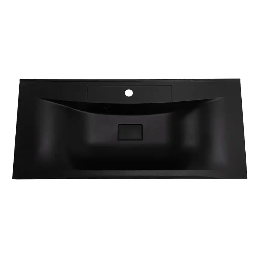 Раковина из искусственного камня BelBagno BB1000/445-LV-ART-PR-NERO фото 2