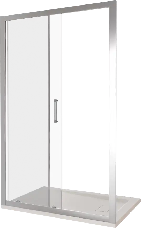 Душевая дверь Good Door Latte WTW-110-C-WE , ЛА00008, профиль Белый, стекло Прозрачное фото 3