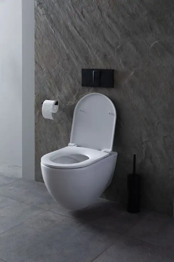 Подвесной безободковый унитаз Allen Brau Reality 4.32006.20 без сиденья, белый глянец фото 8