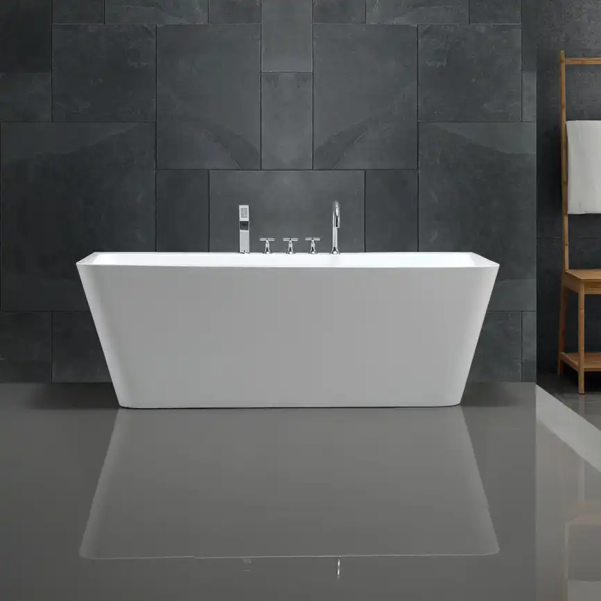 Акриловая ванна Vincea 170х80 VBT-425-1700, Белая фото 2