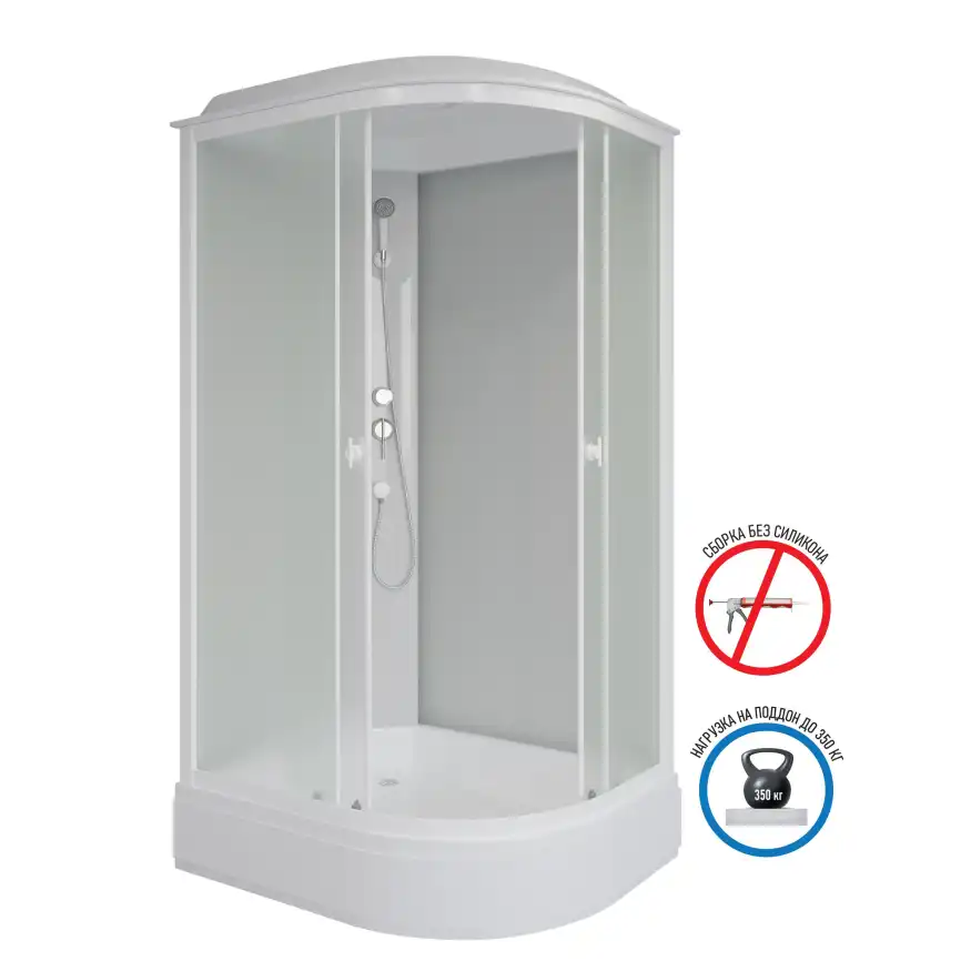 Душевая кабина Niagara Promo 90х80х215 P90/80/26L/MT средний поддон, без гидромассажа фото 1