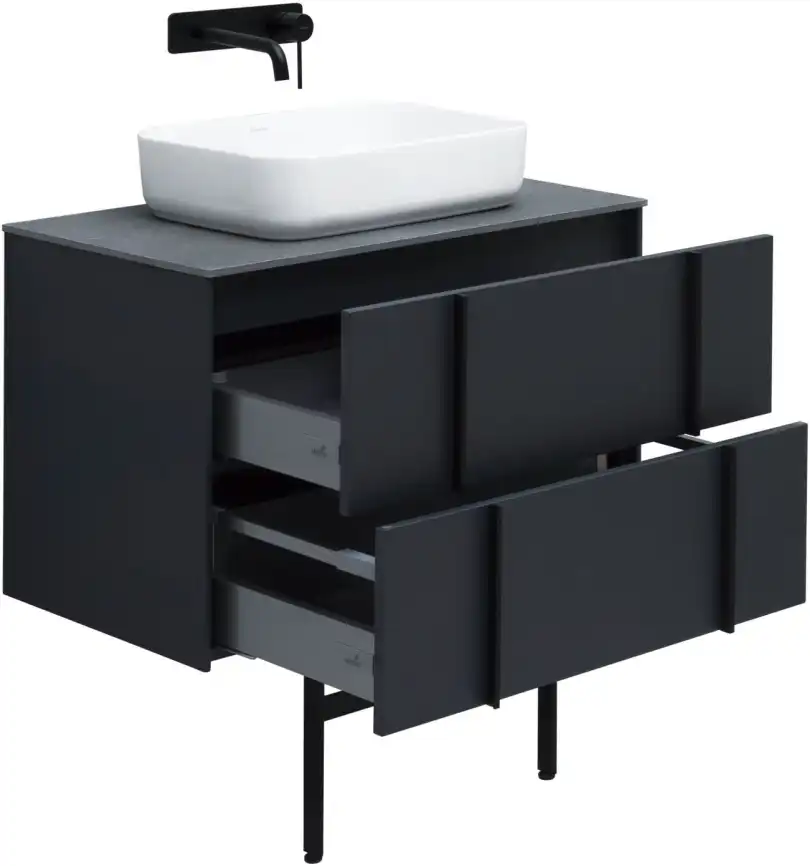 Тумба под раковину Allen Brau Reality 80 1.32005.AM антрацит матовый фото 21