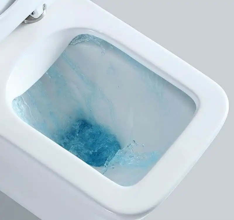 Унитаз-компакт CeramaLux TR2170, безободковый, с бачком и сидением микролифт (Система смыва торнадо) фото 3