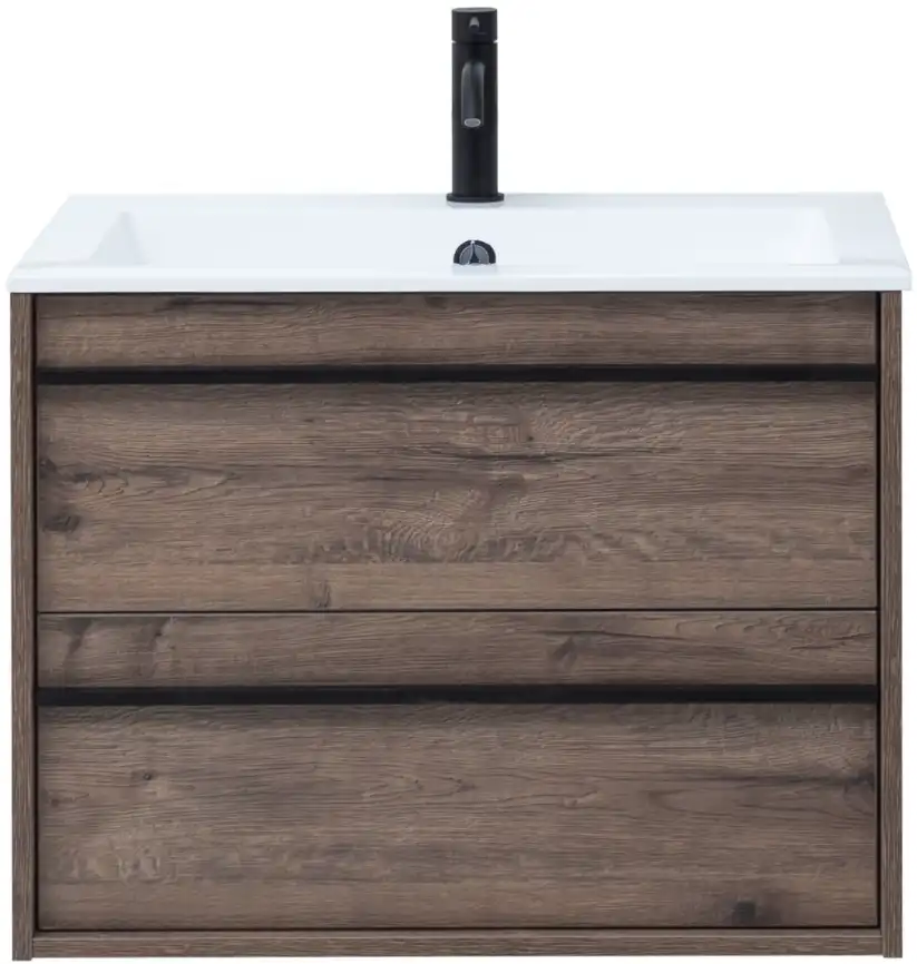 Тумба под раковину Aquanet Lino 70 Дуб Веллингтон 253911 фото 5