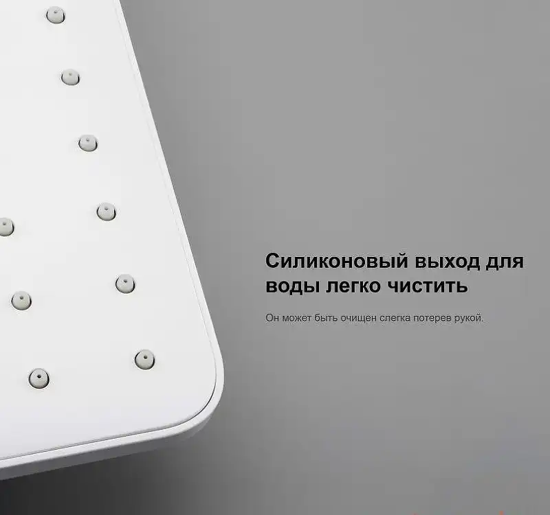 Душевая система Gappo G2491-8 с тропическим душем и термостатом, Белый / Хром фото 4