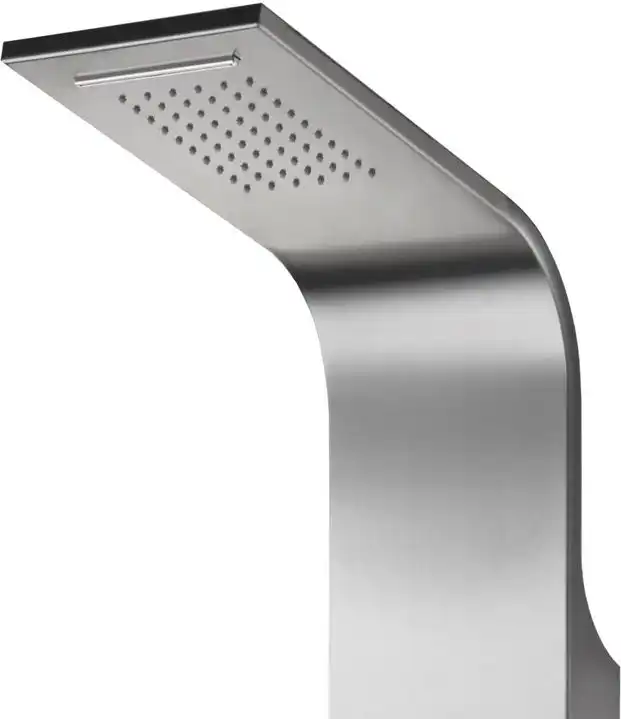 Душевая панель Aquanet Galaxy AP40-02 с гидромассажем и изливом, Хром фото 3