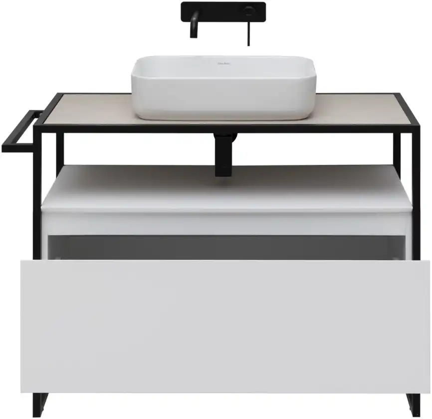 Тумба под раковину Allen Brau Priority 100 1.31003.WM белый матовый фото 7