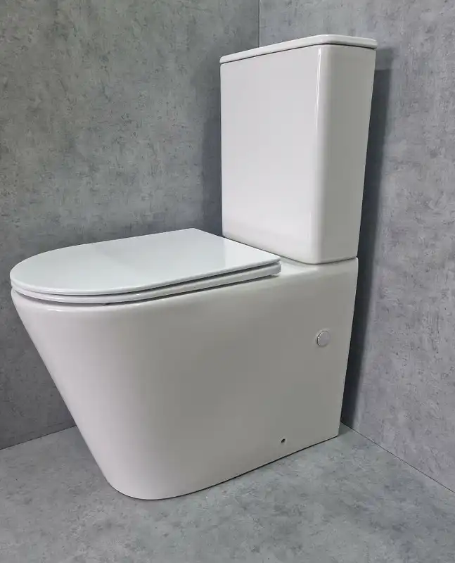 Унитаз-компакт CeramaLux TR2178, безободковый, с бачком и сидением микролифт (Система смыва торнадо) фото 2