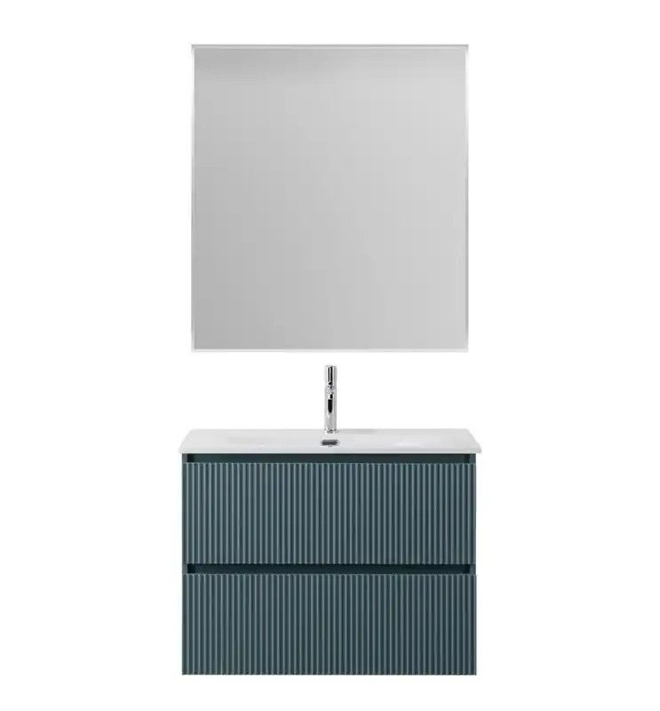 Тумба под раковину BelBagno UNO-MINI-800-2C-SO-AO подвесная, Голубой Матовый фото 12