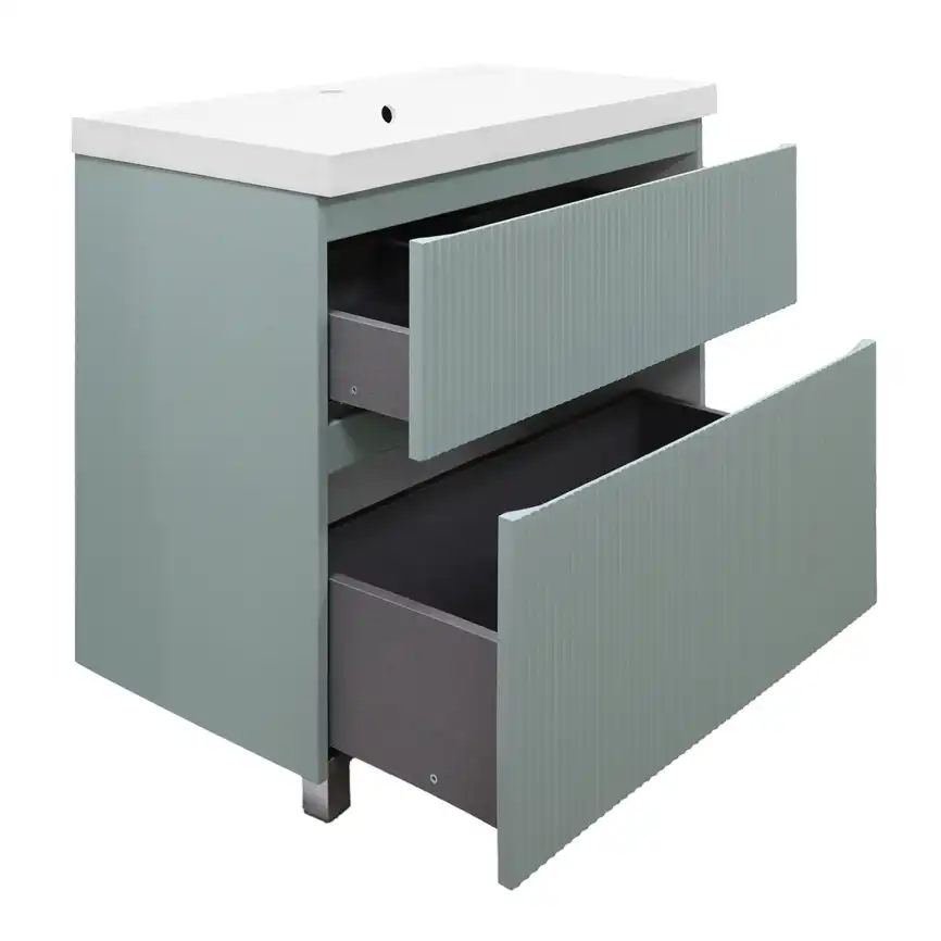 Тумба с раковиной Azario Viola 80 CS00097139, напольная, Фисташковый фото 2