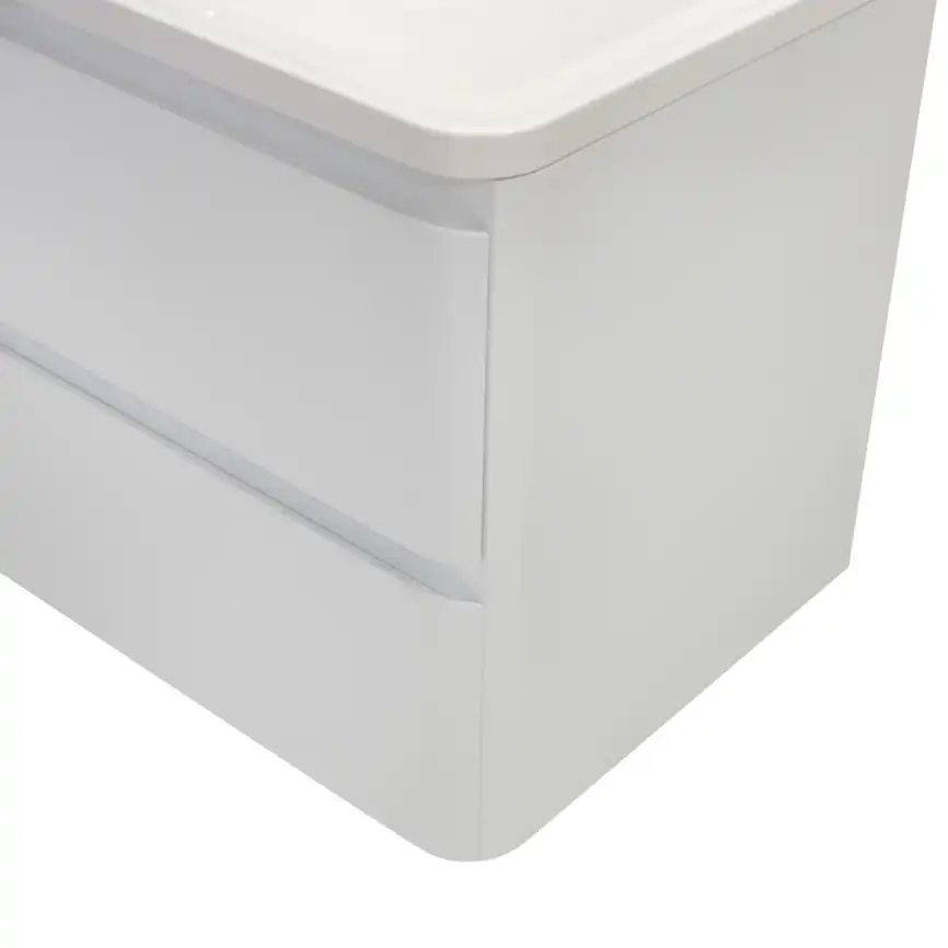 Тумба под раковину BelBagno ALBANO-1000-2C-SO-BL подвесная Bianco Lucido фото 7