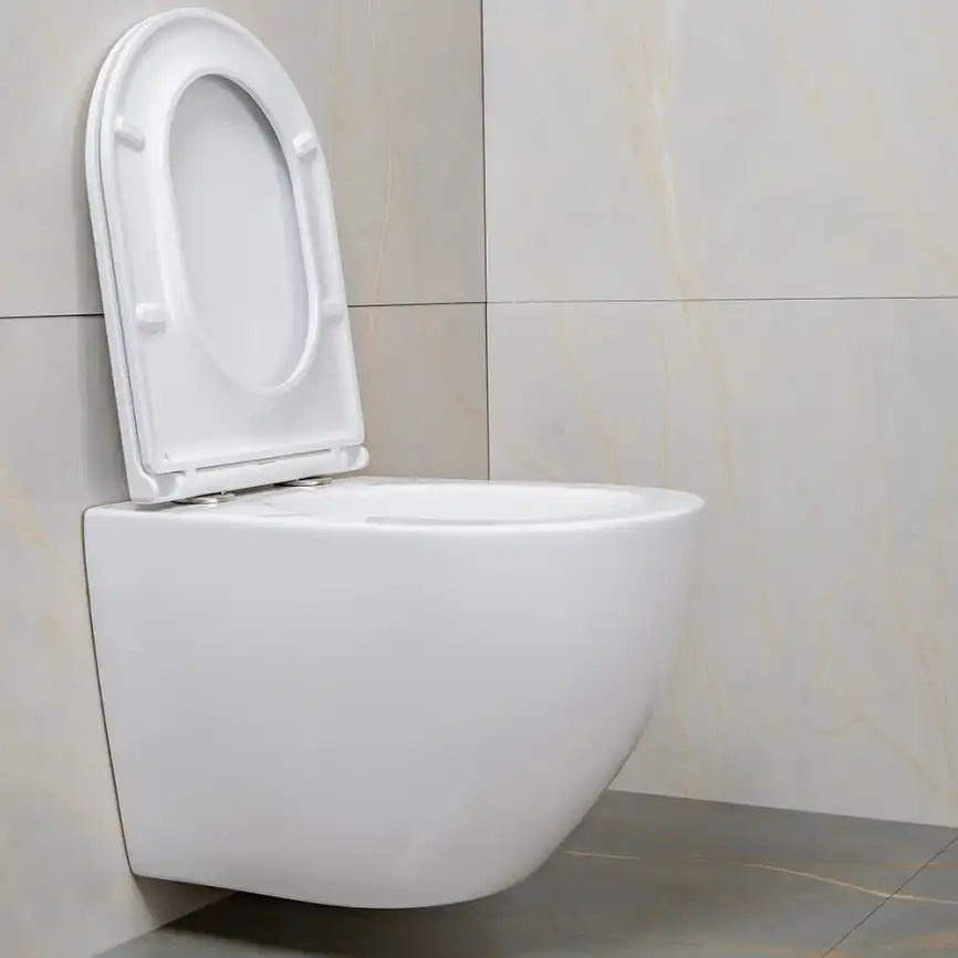 Унитаз подвесной AVS Метрополь 801-0044-P-T2-GW безободковый, со смывом Торнадо, белый фото 10