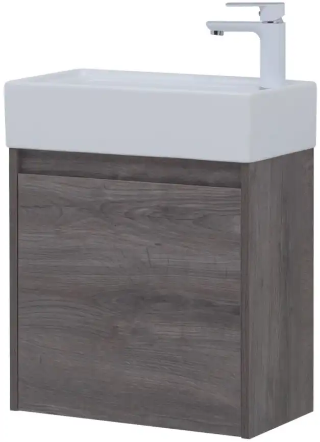 Тумба под раковину Aquanet Nova Lite 50 дуб рошелье (1 дверца) 298854 фото 8