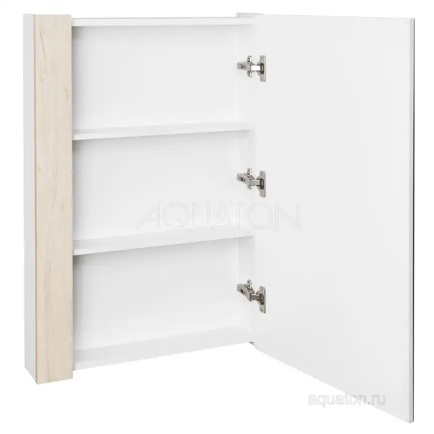 Зеркало-шкаф Aquaton Кантри 55 1A257702AHB20  цвет, белый / дуб верона фото 2