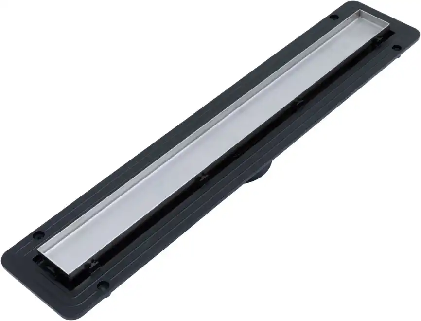 Душевой лоток Allen Brau Infinity 9.50003.SS 550 мм с решеткой под плитку, Хром матовый фото 3