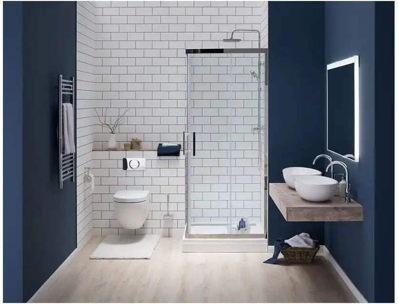 Душевой уголок Aquanet Delta Cube NPE1142 100x100, прозрачное стекло фото 9