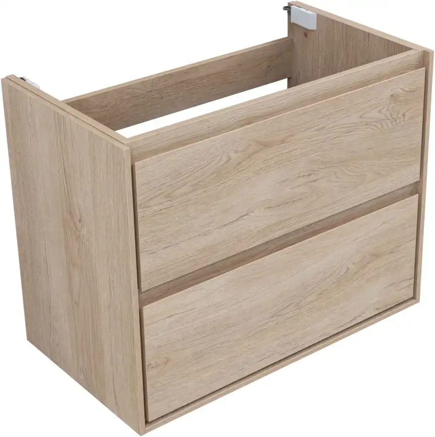 Тумба под раковину Aquanet Милан 80 дуб светлый, подвесная, 336384 фото 6