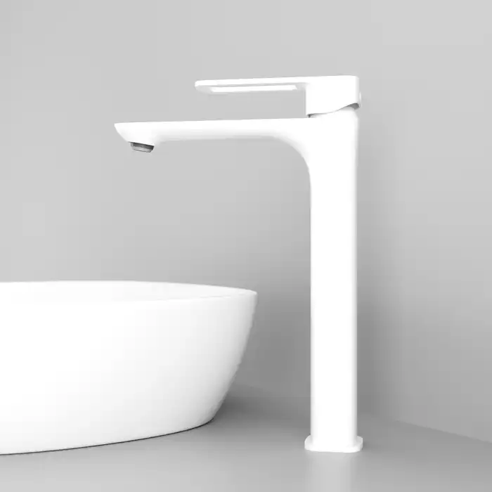 Смеситель для раковины IDDIS Slide SLIWT01i01 высокий цвет, Матовый белый фото 3