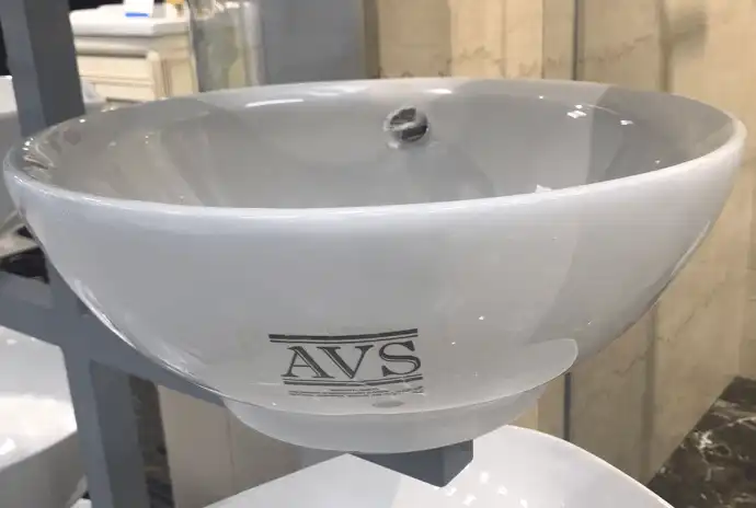Раковина AVS Кэтрин 42х42 белый фото 4