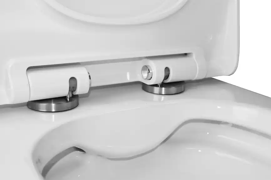 Унитаз-компакт Azario Mist AZ-45  напольный, безободковый, с бачком и сидением микролифт, цвет белый фото 6