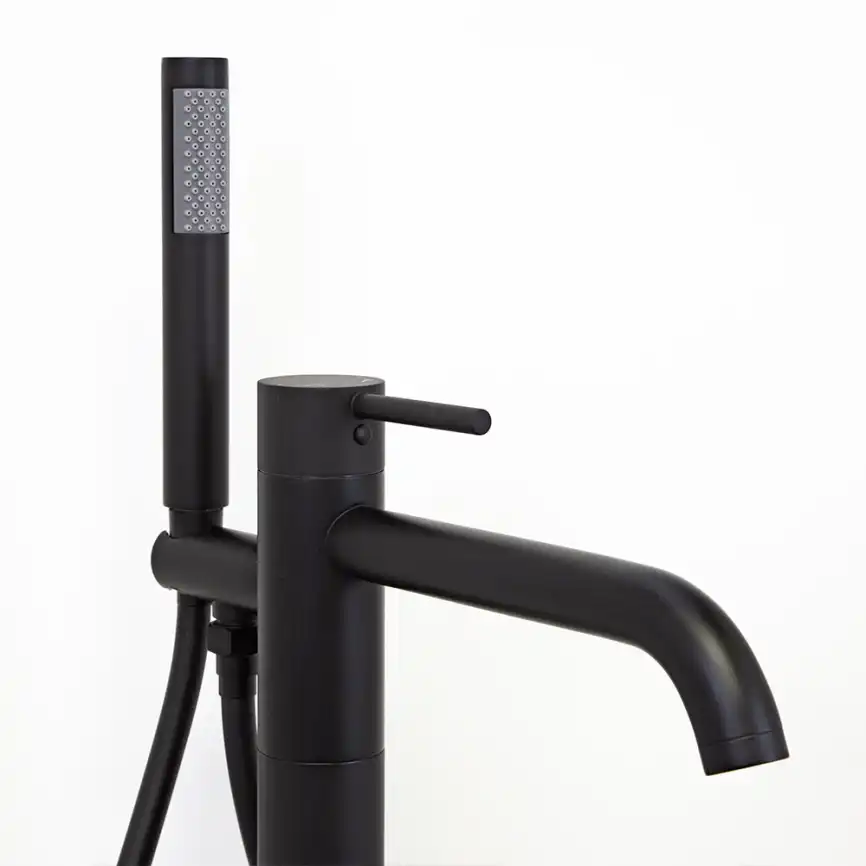 Смесители для ванны AVS Slimmer 811-112-MB напольный, черный матовый фото 12