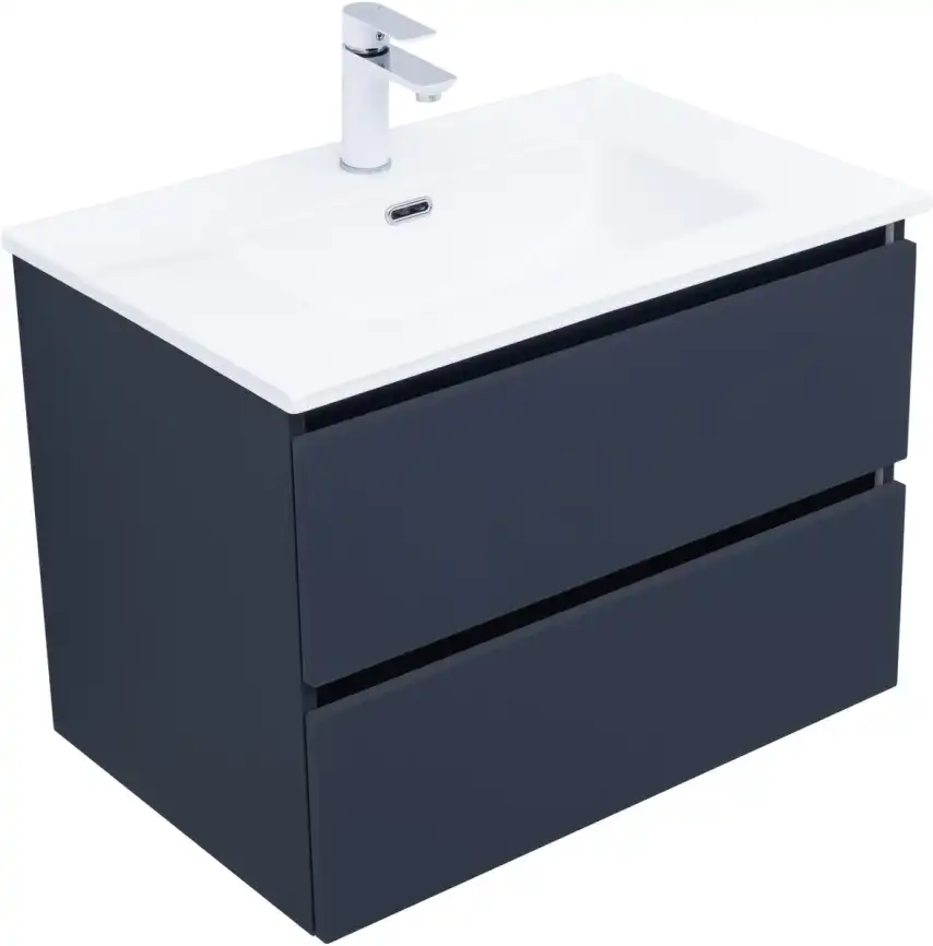 Тумба под раковину Aquanet Вега 2.0 70 маренго, подвесная, 337948 фото 12