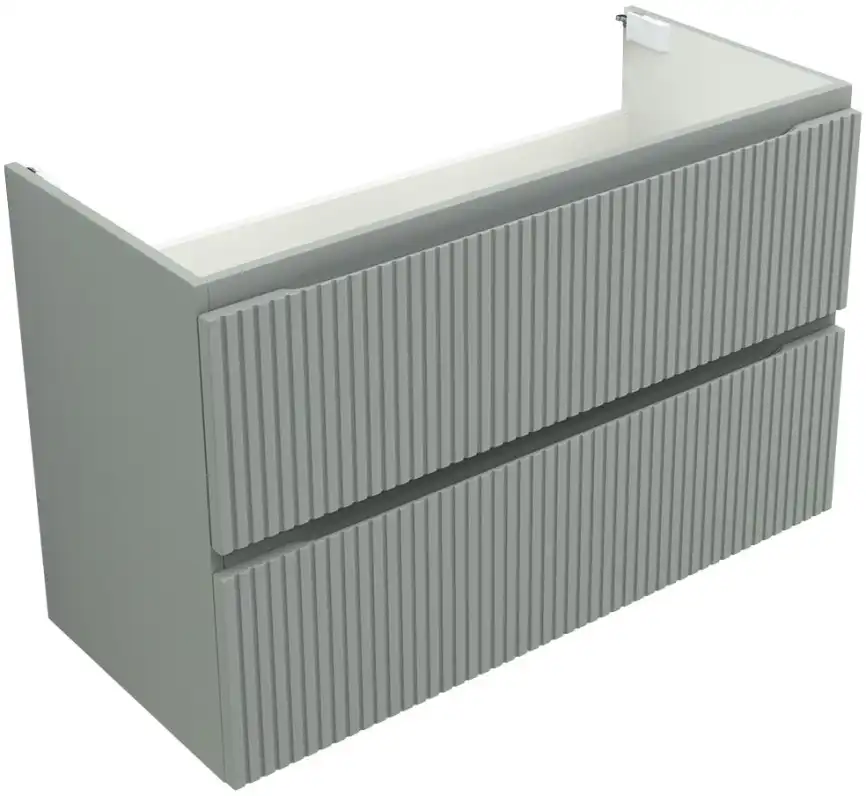 Тумба под раковину Aquanet Джейн (Flat) 100 мисти грин, подвесная, 335436 фото 14