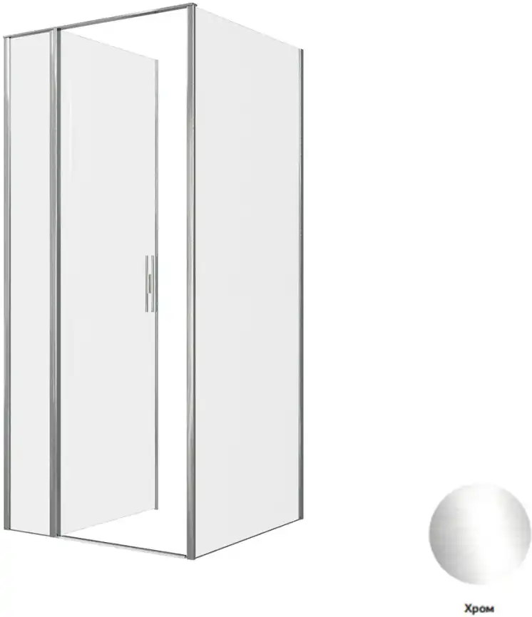 Душевой уголок Allen Brau Priority 90x90 3.31025.00 + 3.31043.00 хром фото 5