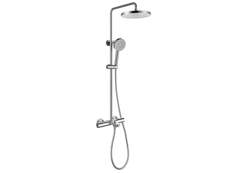Душевая система Aquatek ВЕГА AQ2043CR с термостатом, Хром фото 1