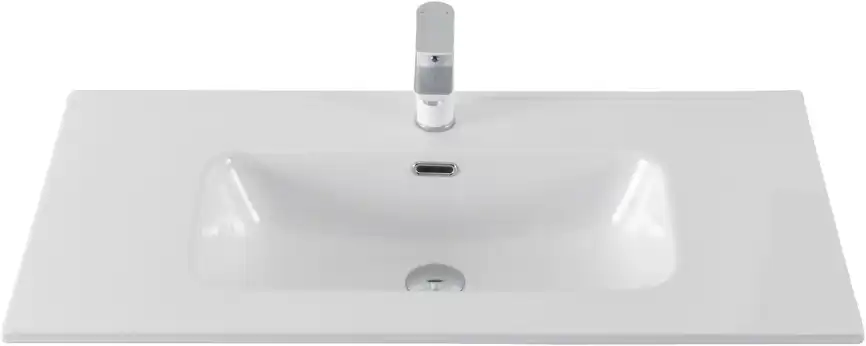 Раковина Aquanet Flat 90 284029 прямоугольная, Белая глянцевая фото 1