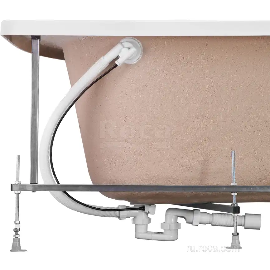 Акриловая ванна Roca Luna 170х115 248640000 левая, Белая фото 6