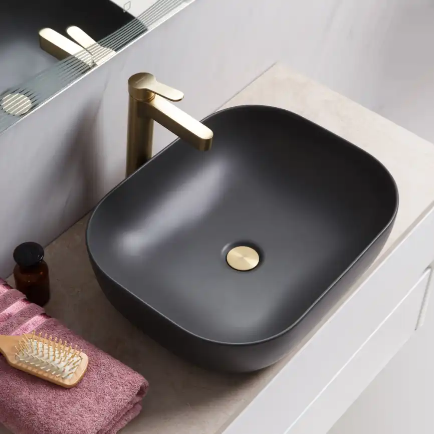 Раковина накладная BelBagno 500х400х140 BB1302-H311, цвет Серый фото 3