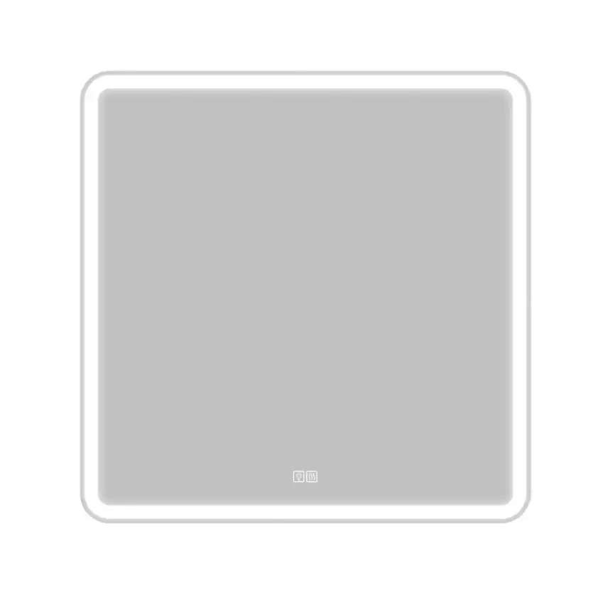 Зеркало BelBagno MARINO 80х80 SPC-MAR-800-800-LED-TCH-WARM с подстветкой, сенсорный выключатель, с подогревом фото 1
