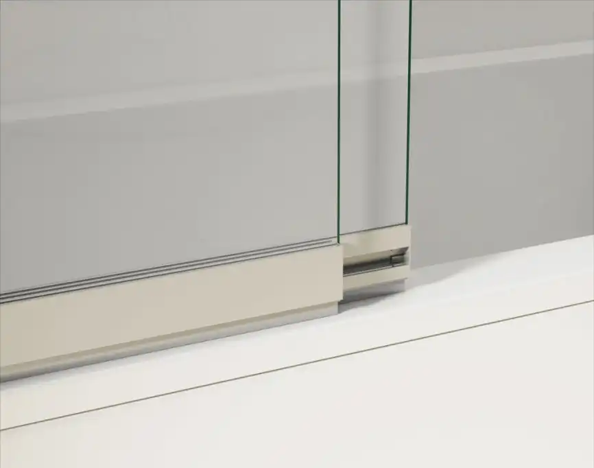 Шторка на ванну Vincea VSB-1E 100 см, VSB-1E100CLGM, профиль Оружейная сталь, стекло Прозрачное фото 2