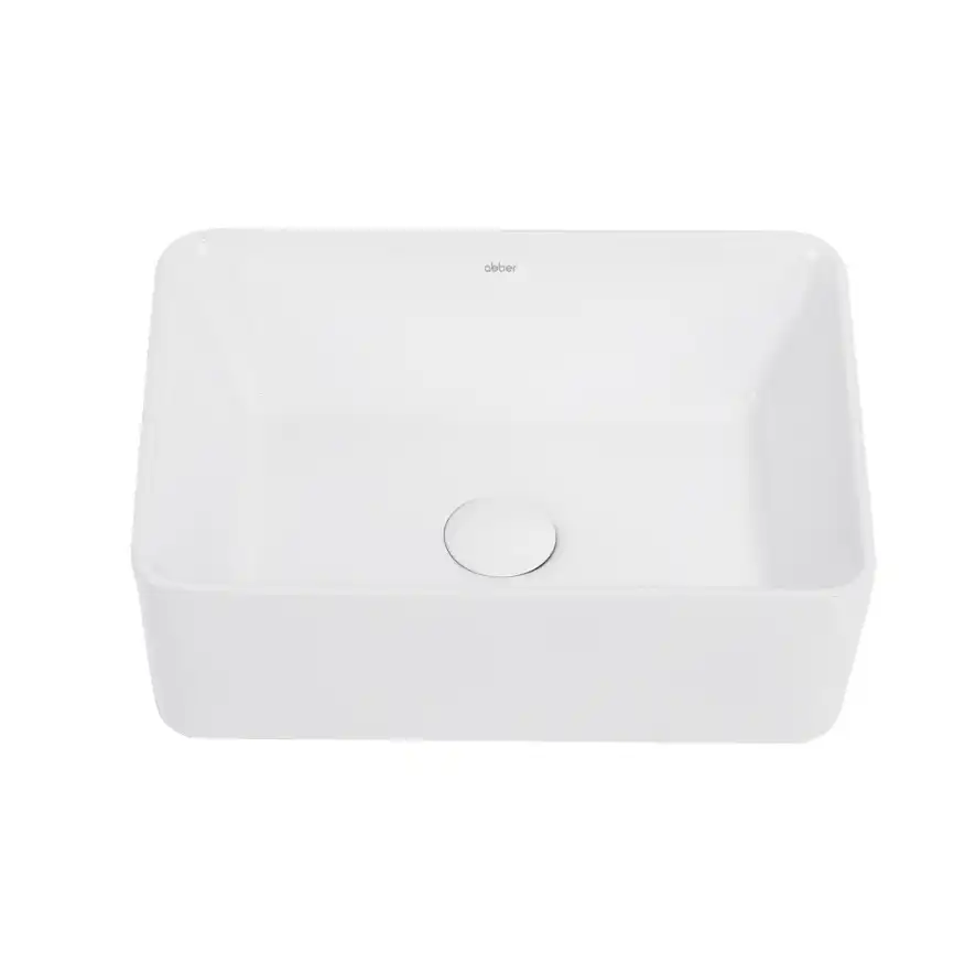 Раковина накладная ABBER RECHTECK 40,5х30х13 AC2213, прямоугольная, белая фото 2