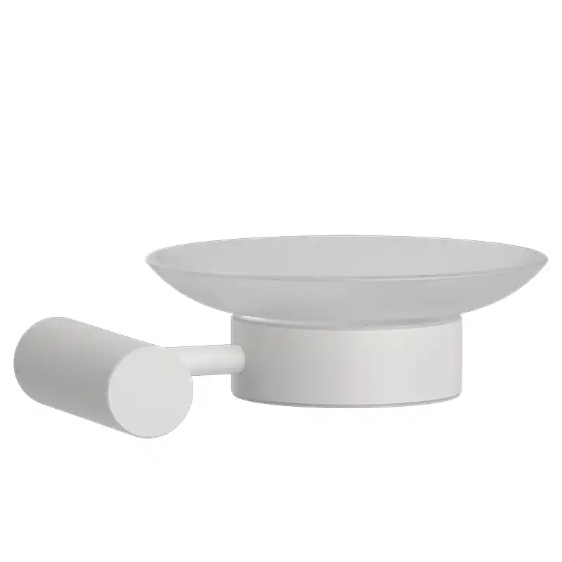 Мыльница подвесная AVS Slimmer с чашей, белый матовый фото 2