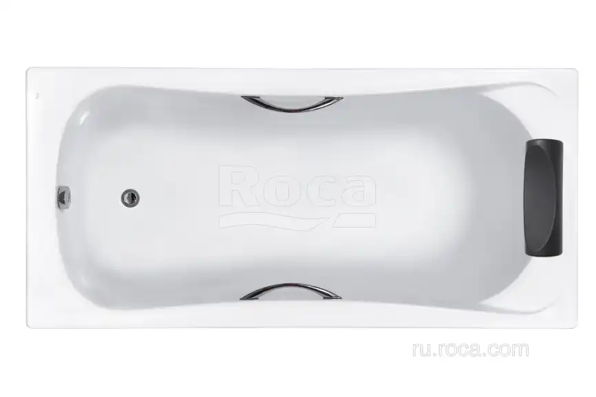Акриловая ванна Roca BeCool 180х80 ZRU9302782 прямоугольная, Белая фото 1