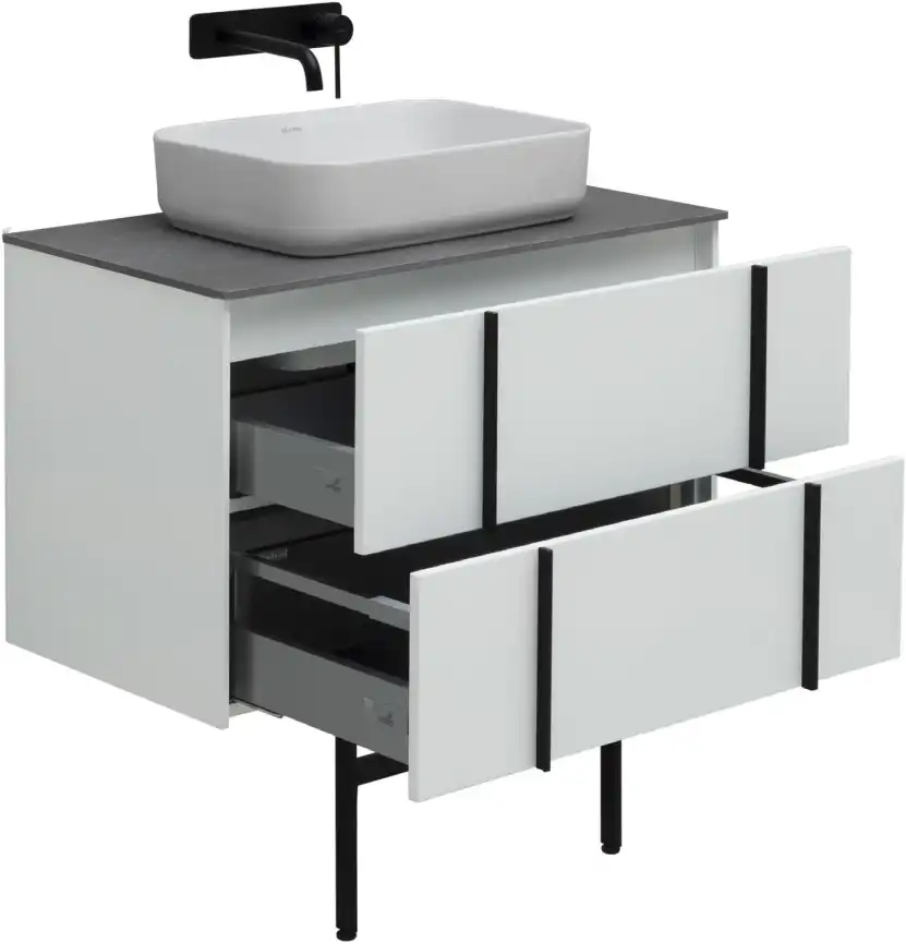 Тумба под раковину Allen Brau Reality 80 1.32005.WM белый матовый фото 26