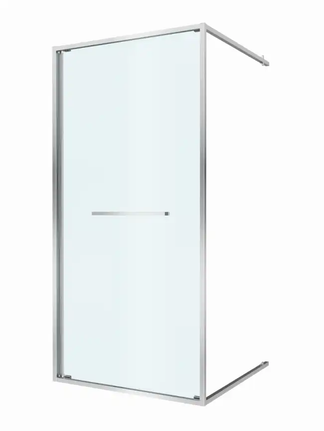 Душевая дверь CEZARES LUX-B-FS-1-100-C-CR прозрачное стекло, профиль Хром фото 9