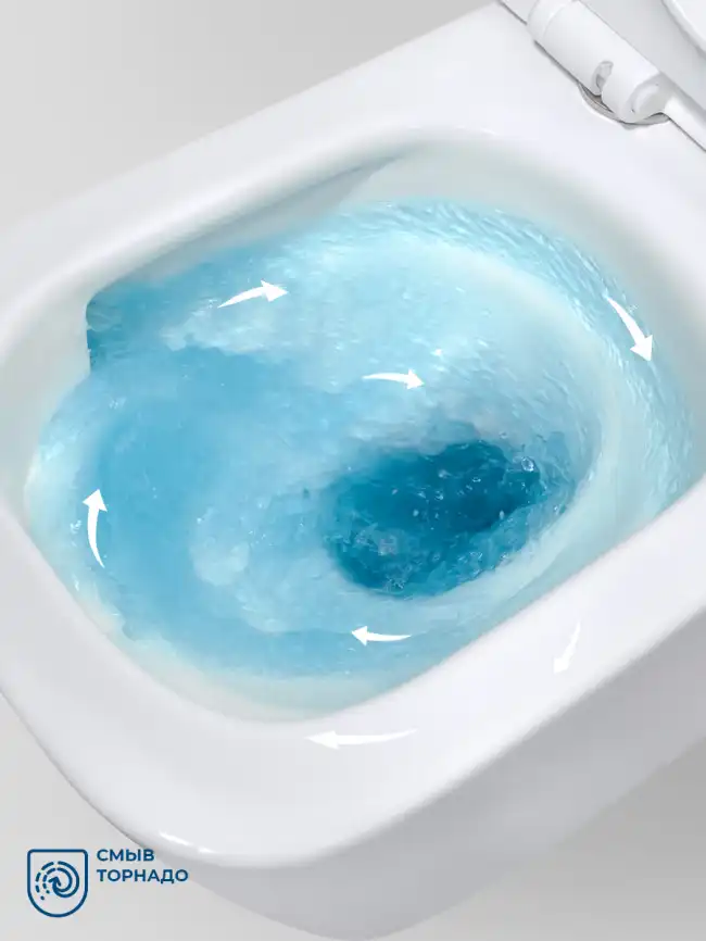 Унитаз подвесной BelBagno KRAFT-TOR BB7106CH-TOR/SC безободковый с сиденьем и смывом TORNADO фото 8