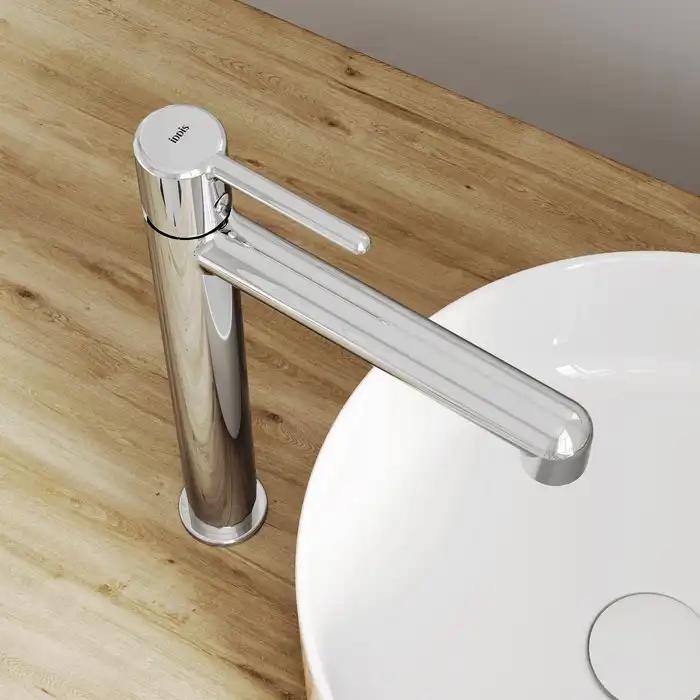 Смеситель для раковины IDDIS Aiger AIGSB01i01 высокий цвет, Глянцевый хром фото 3