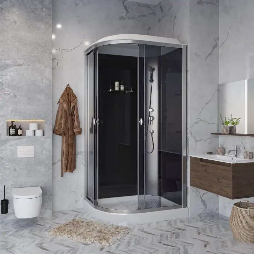 Душевая кабина Niagara Eco 120х80х215 E120/80/13R/TN низкий поддон, без гидромассажа фото 3