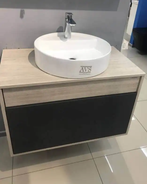 Раковина AVS Вивьен 45x45 белая фото 5