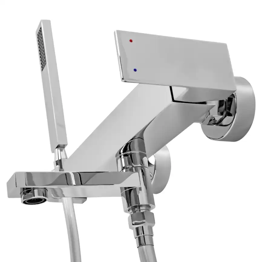 Смесители для ванны AVS Cube 811-211-CR, хром фото 5