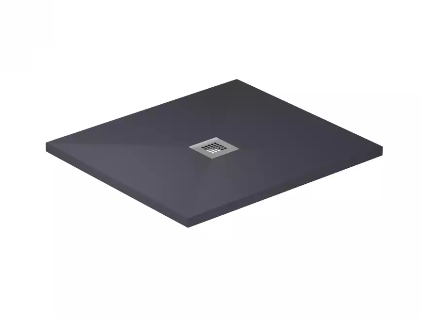 Душевой поддон Allen Brau Priority 100х90 из искусственного камня 8.31004-AM Черный фото 3