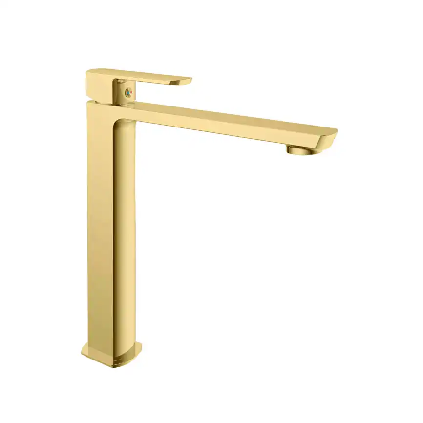 Смеситель для раковины Vincea Next VBF-1N2BG однорычажный, брашированное золото фото 2