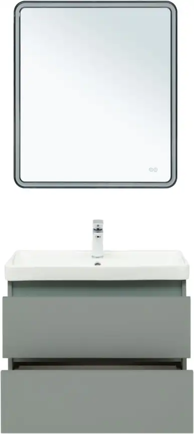 Тумба под раковину Aquanet Вега 2.0 70 мисти грин, подвесная, 337960 фото 7