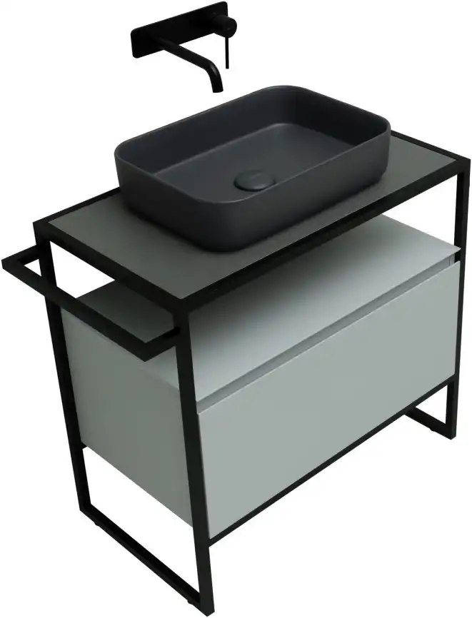 Тумба под раковину Allen Brau Priority 80 1.31002.PWM папирус матовый фото 5